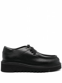 Salvatore Ferragamo Women's Euripilo Chunky Lace-up Oxford Shoes in black - women's flats