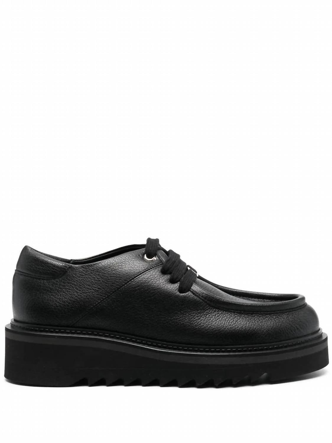 Salvatore Ferragamo Women's Euripilo Chunky Lace-up Oxford Shoes in black - women's flats