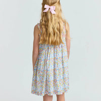 Minnow - Girls Smocked Ruffle Strap Dress
