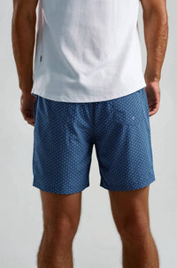 Stone Rose - Men's Printed Medallion Geo Swim Short
