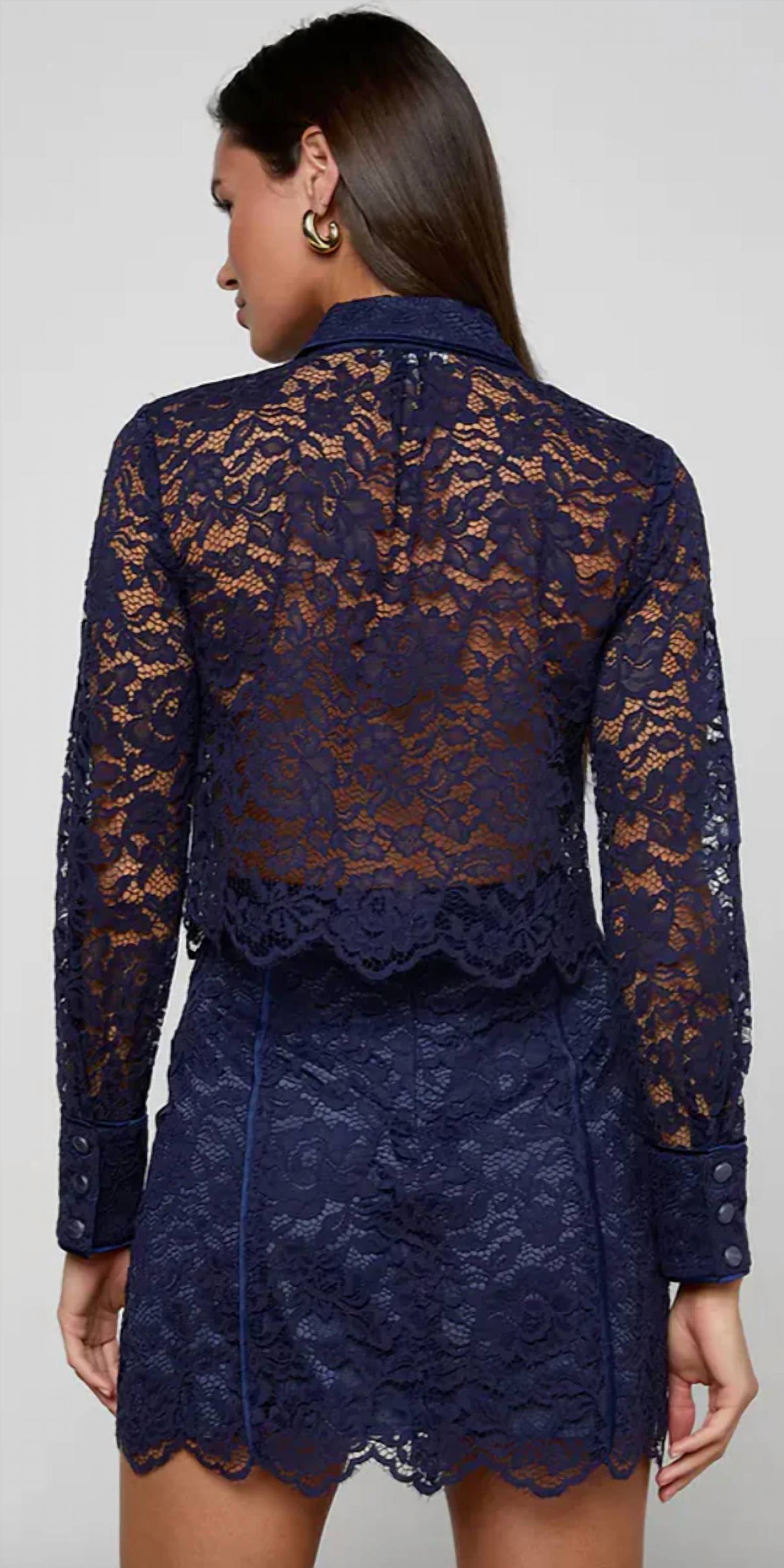 L'Agence - Roelle Lace Blouse