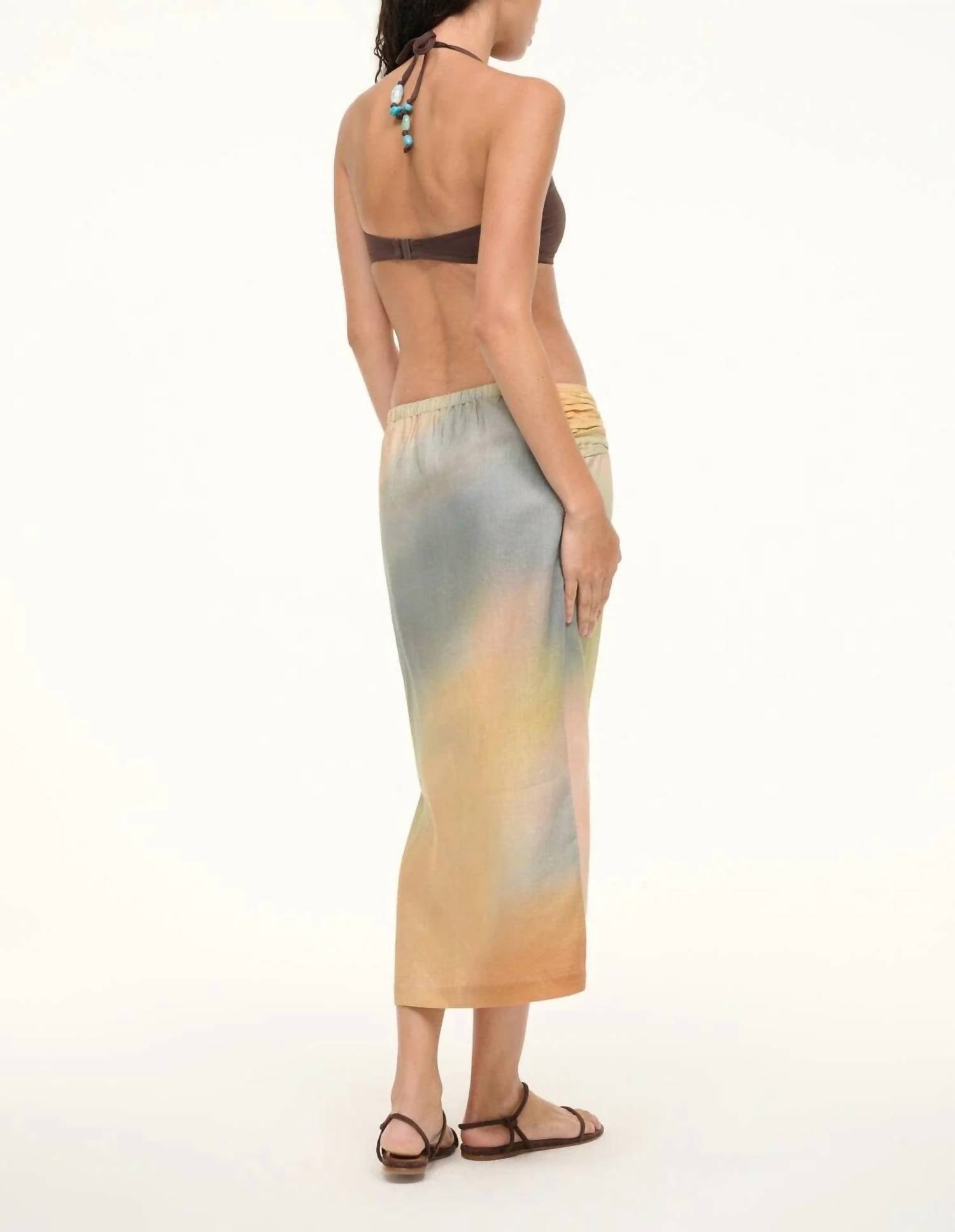 Staud - Porto Linen Skirt