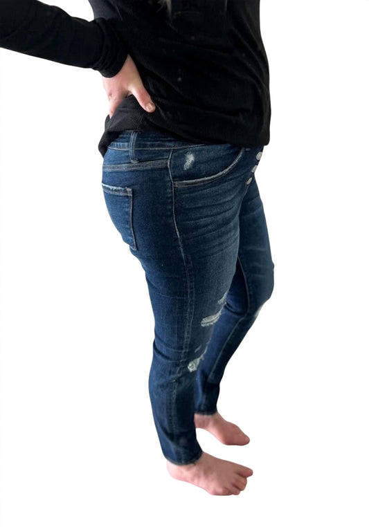 Vervet By Flying Monkey - Mid-rise Ankle Skinny