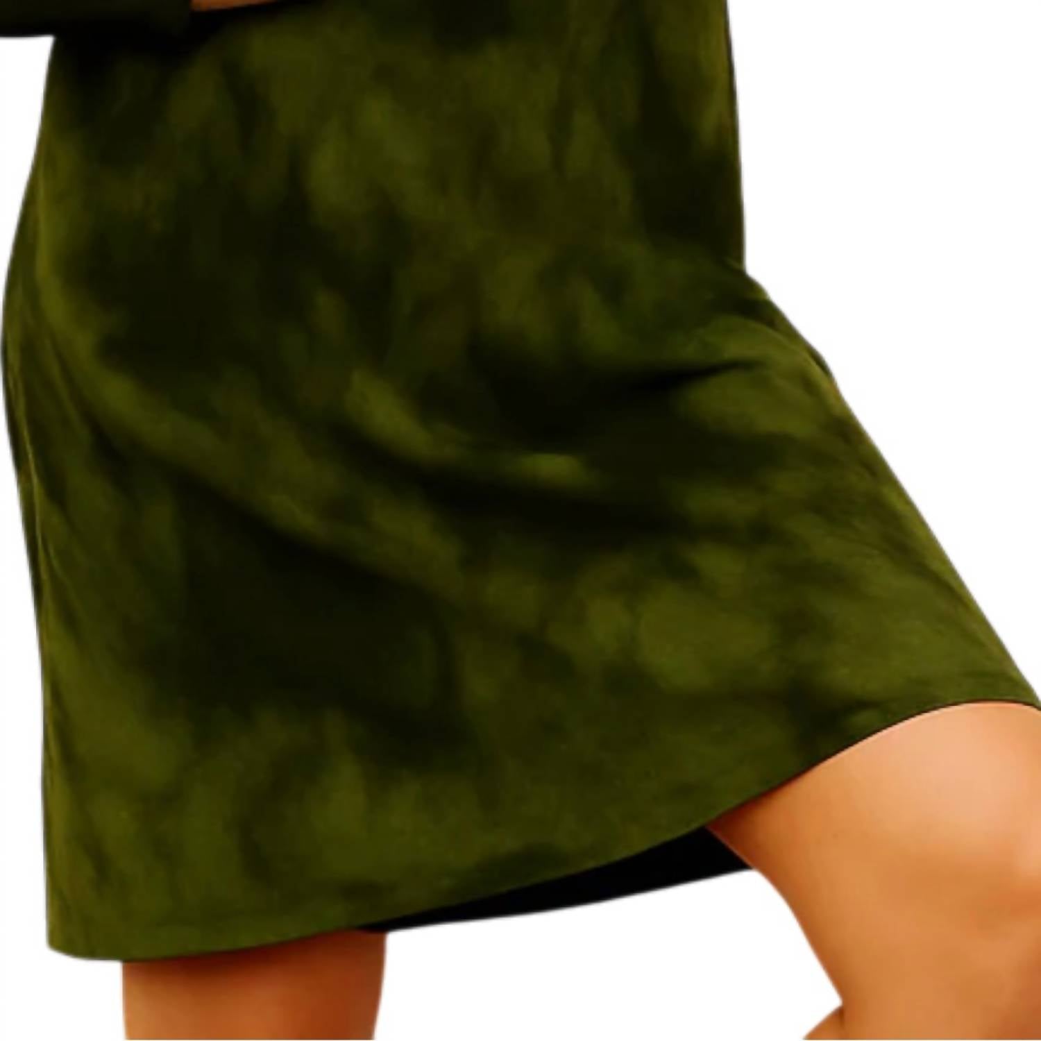 French Kyss - Tie Dye Mock Neck Mini Dress