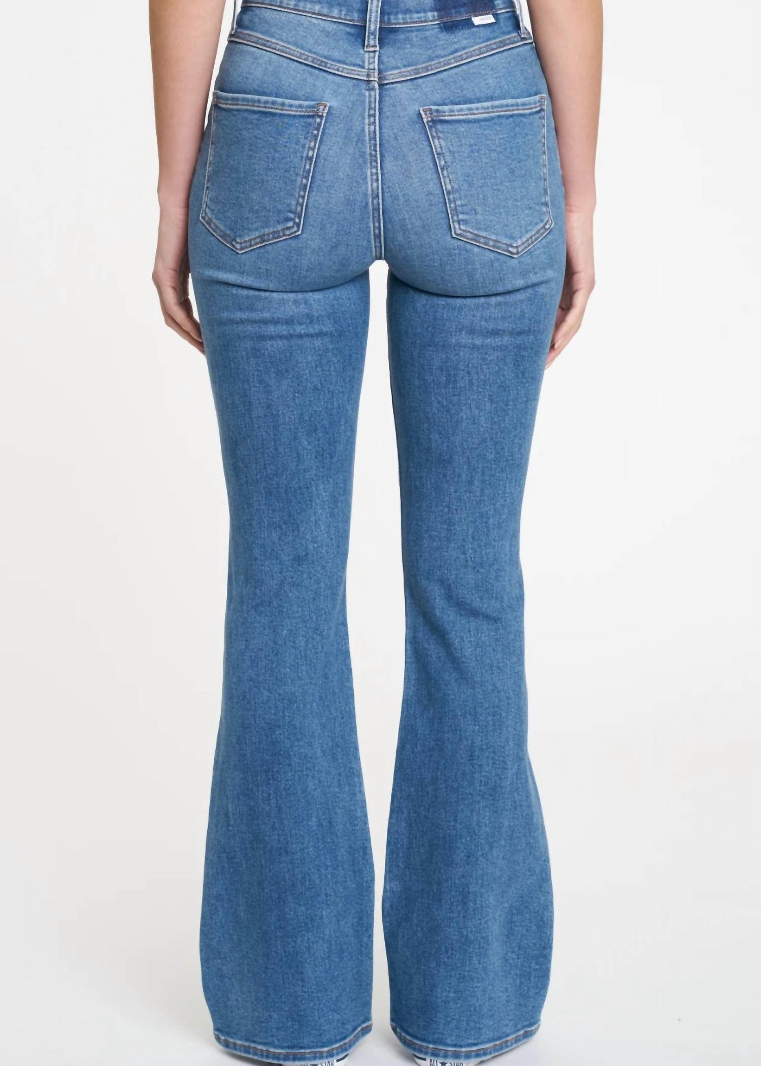 Daze - Women's Go Getter High Rise Flare Jeans