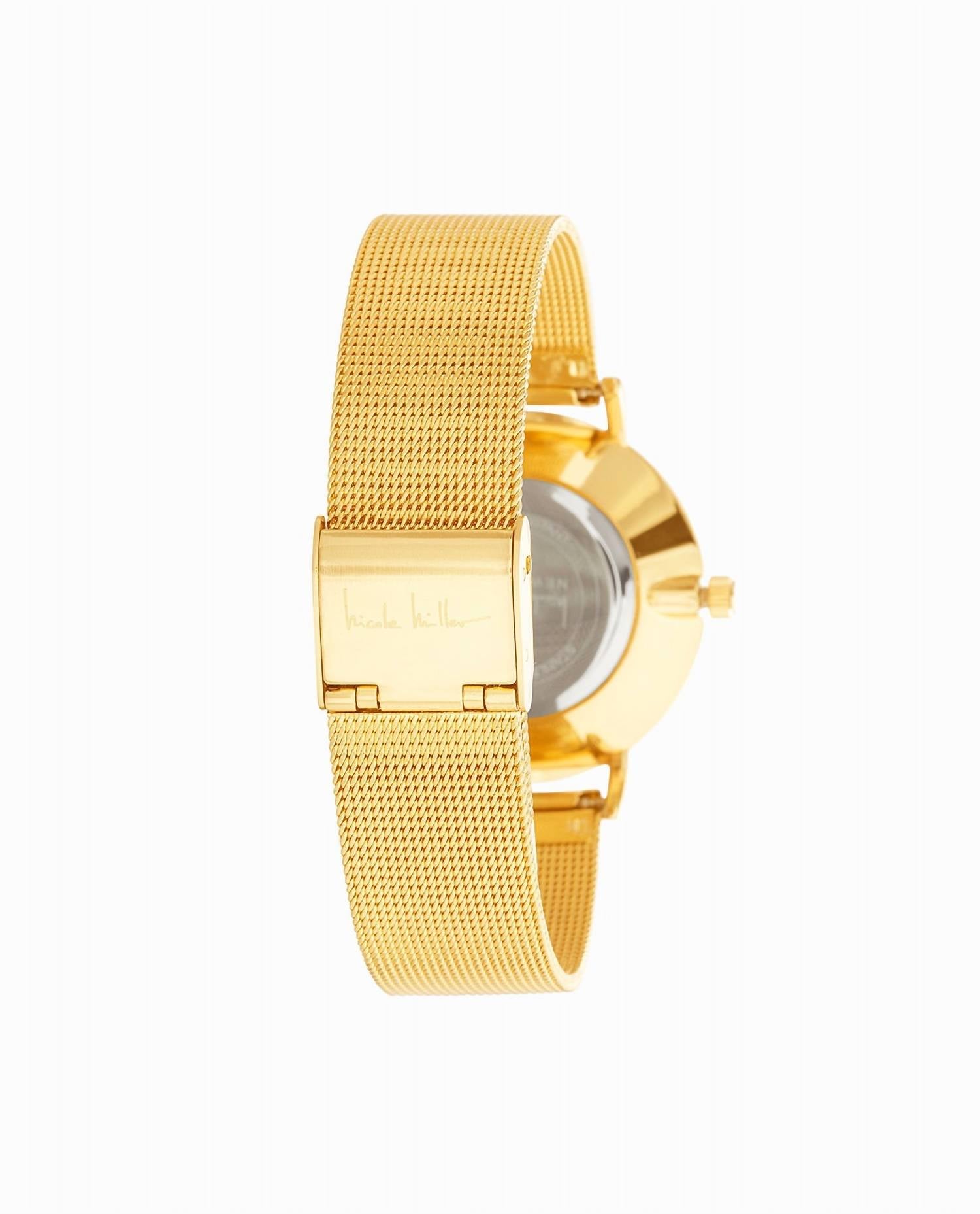 Nicole Miller - Women's Stainless Steel Bracelet Watch - 35mm