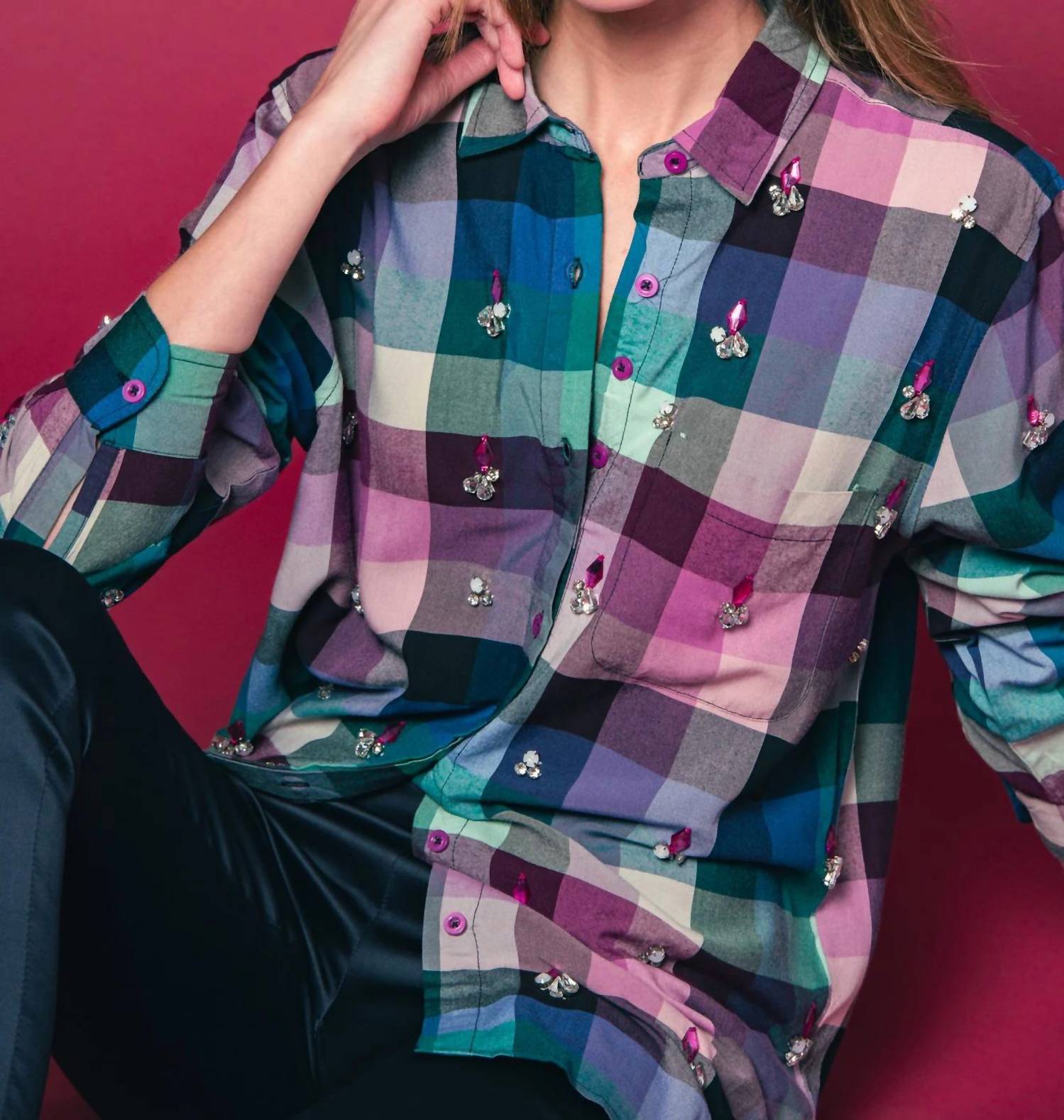 The Shirt - Boyfriend Button Front Shirt