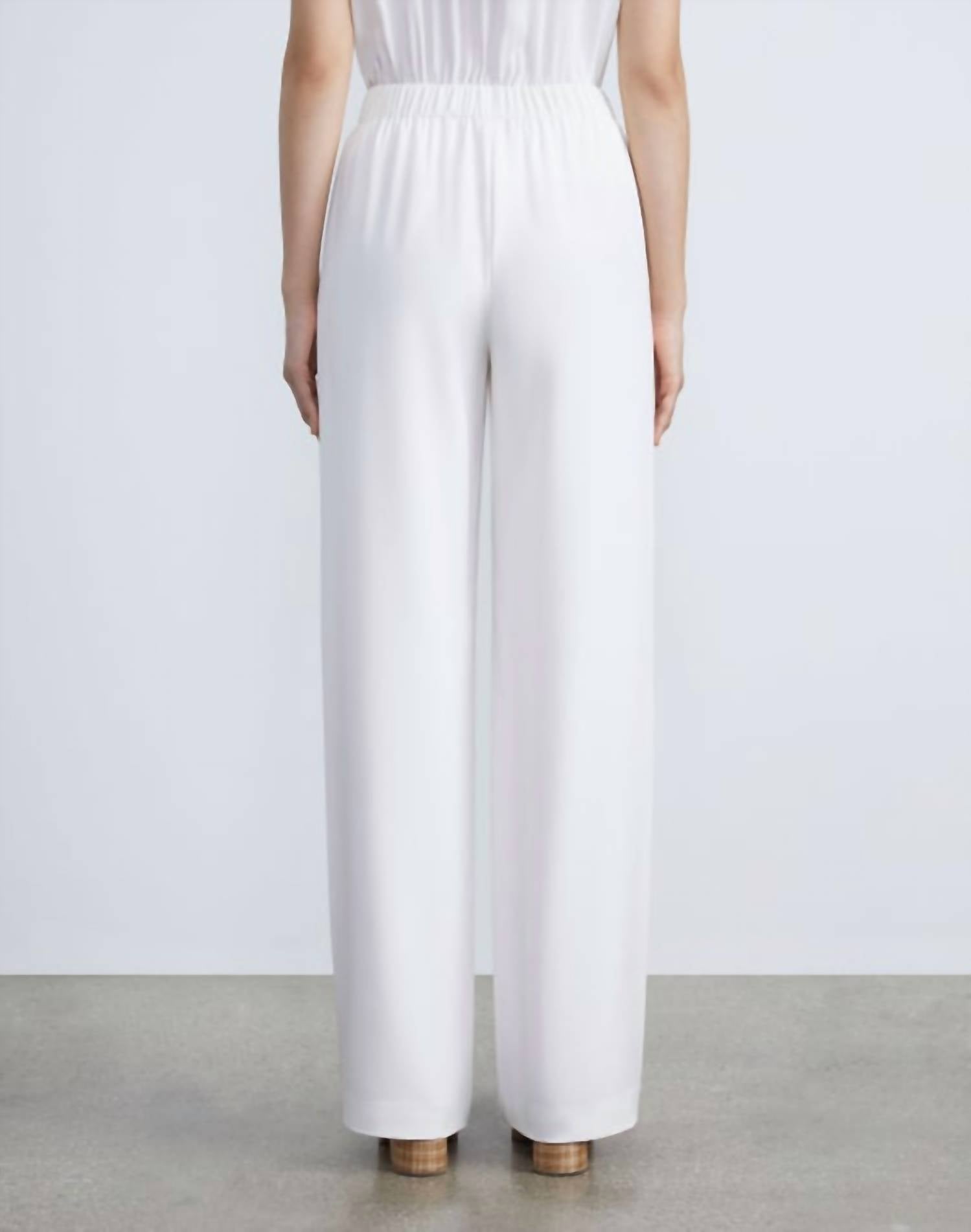 Lafayette 148 - Organic Silk Crepe De Chine Perry Pant