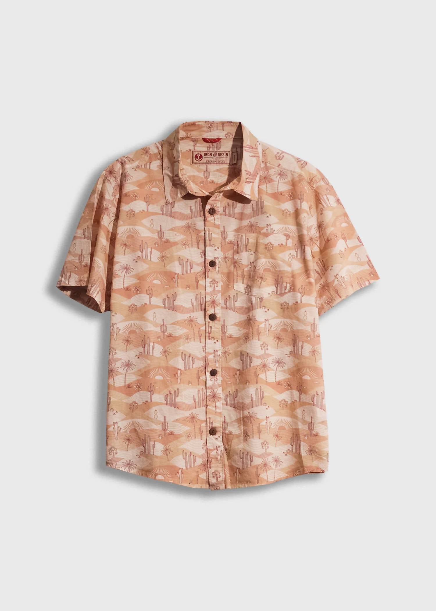 Iron & Resin Men's Desert Dreams Shirt in orange - men's t-shirt