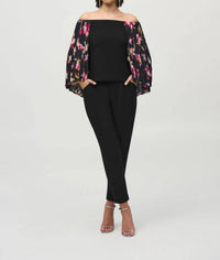 Joseph Ribkoff - Off-The-Shoulder Floral Top