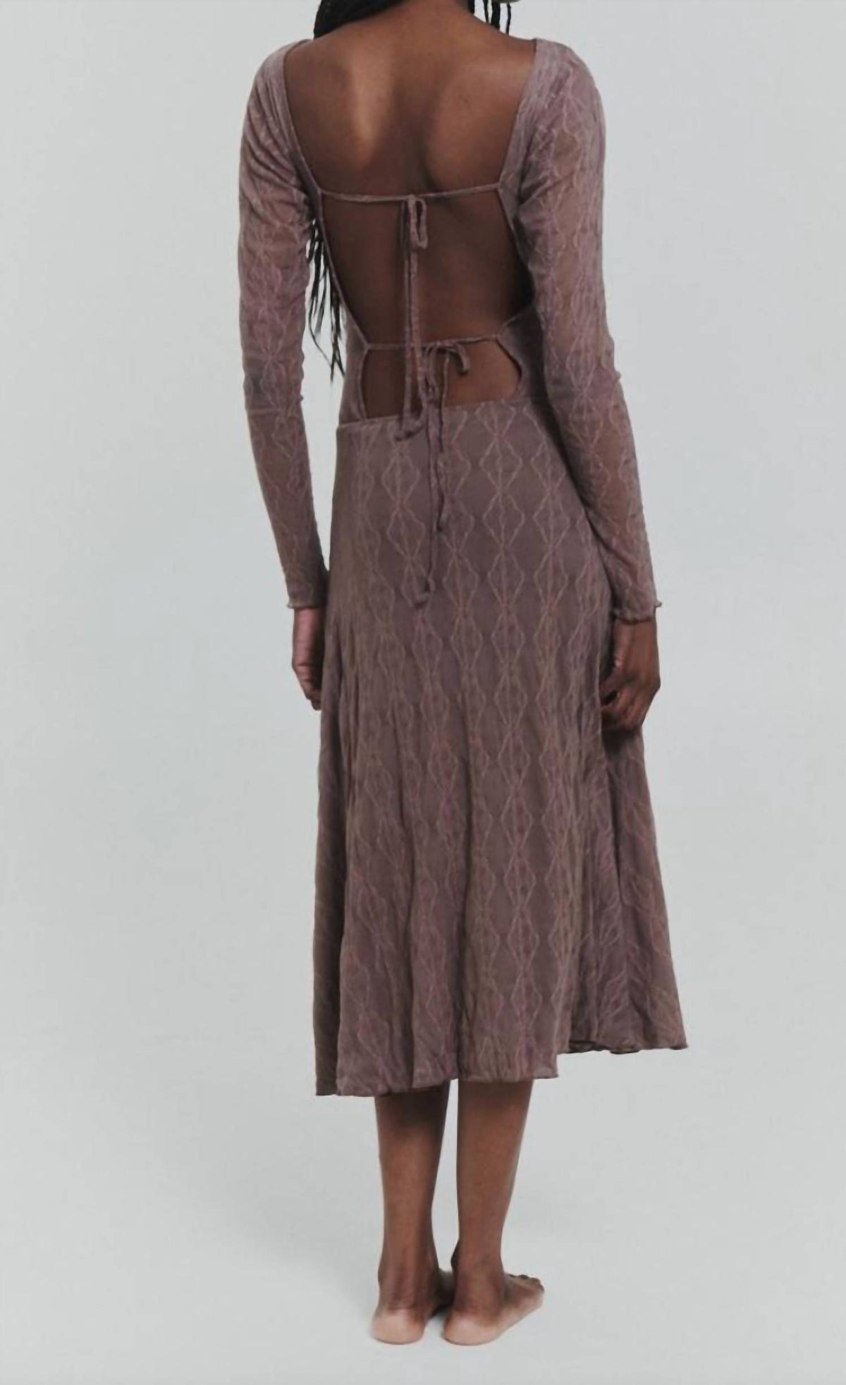 Find Me Now - Women's Second Skin Mariposa Backless Dress
