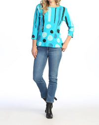 Jess & Jane - Printed Cotton Top