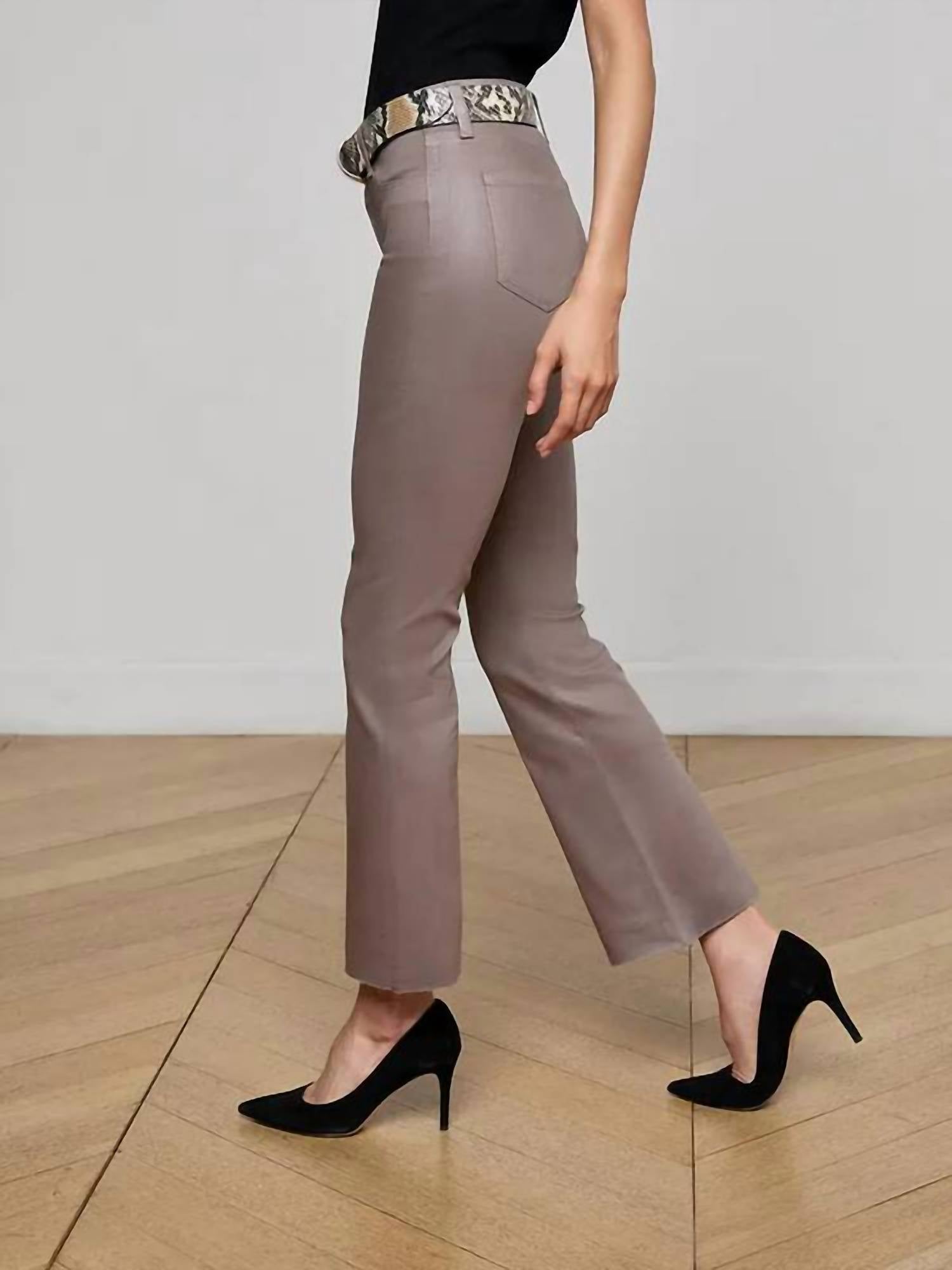 L'Agence - Kendra High Rise Cropped Flare Jean