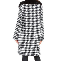 Joh - Riley Houndstooth Knee Length Coat