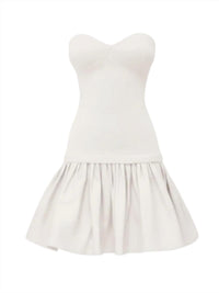 Alexis - Dasia Strapless Pleated Mini Dress