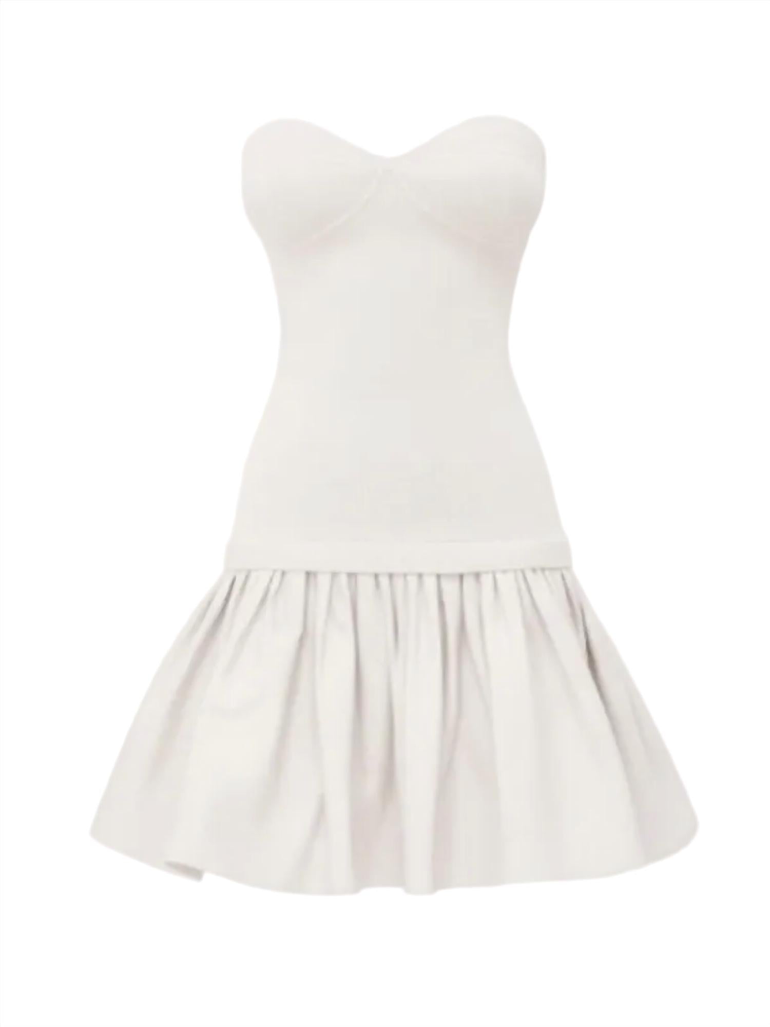 Alexis - Dasia Strapless Pleated Mini Dress
