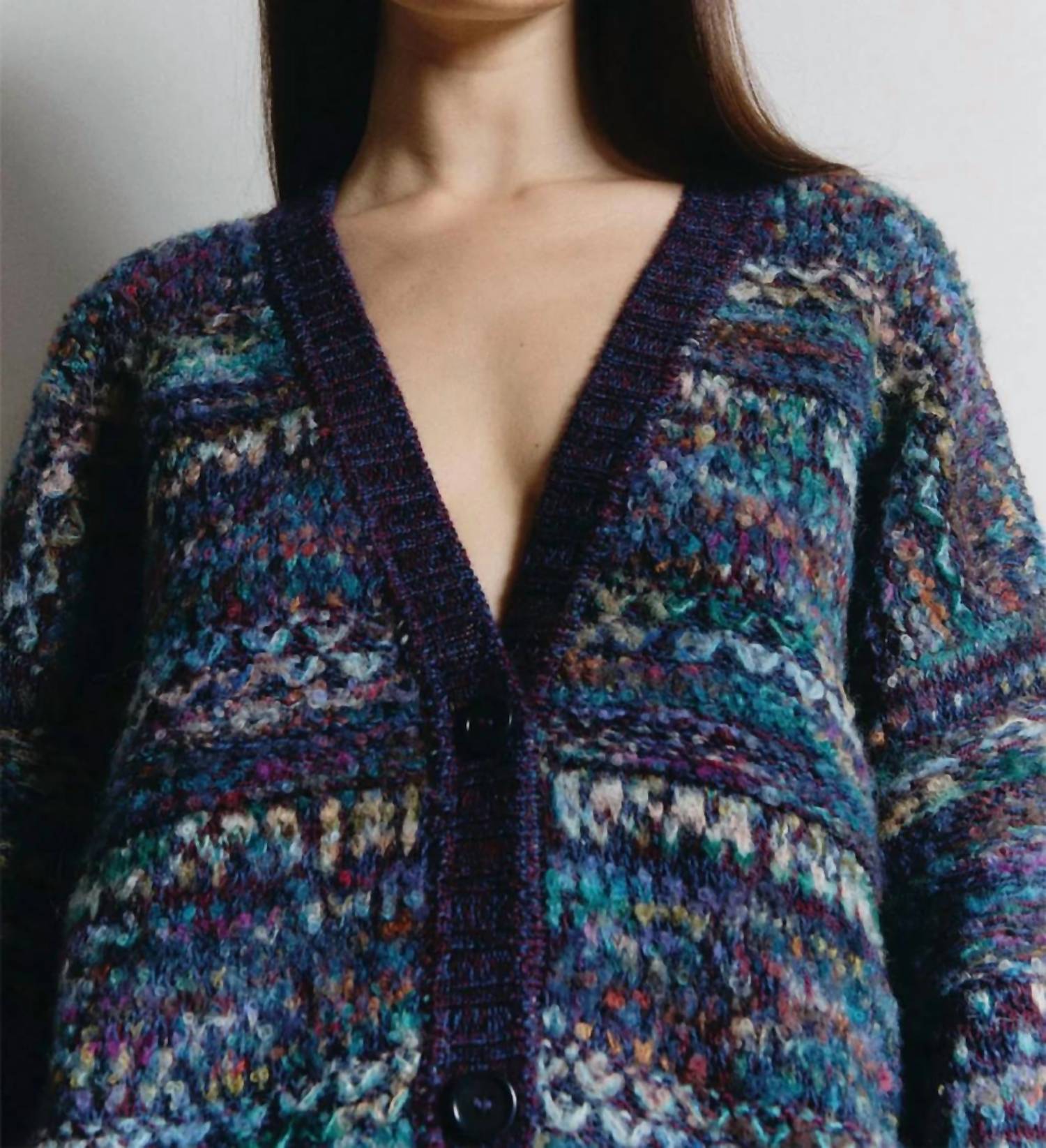 Alpaca Collection - Moray V-neck Cardigan