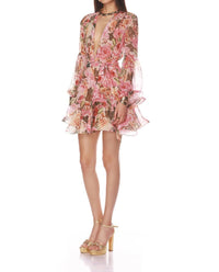 Bronx And Banco - BEDOUIN ROSE FLORAL MINI DRESS