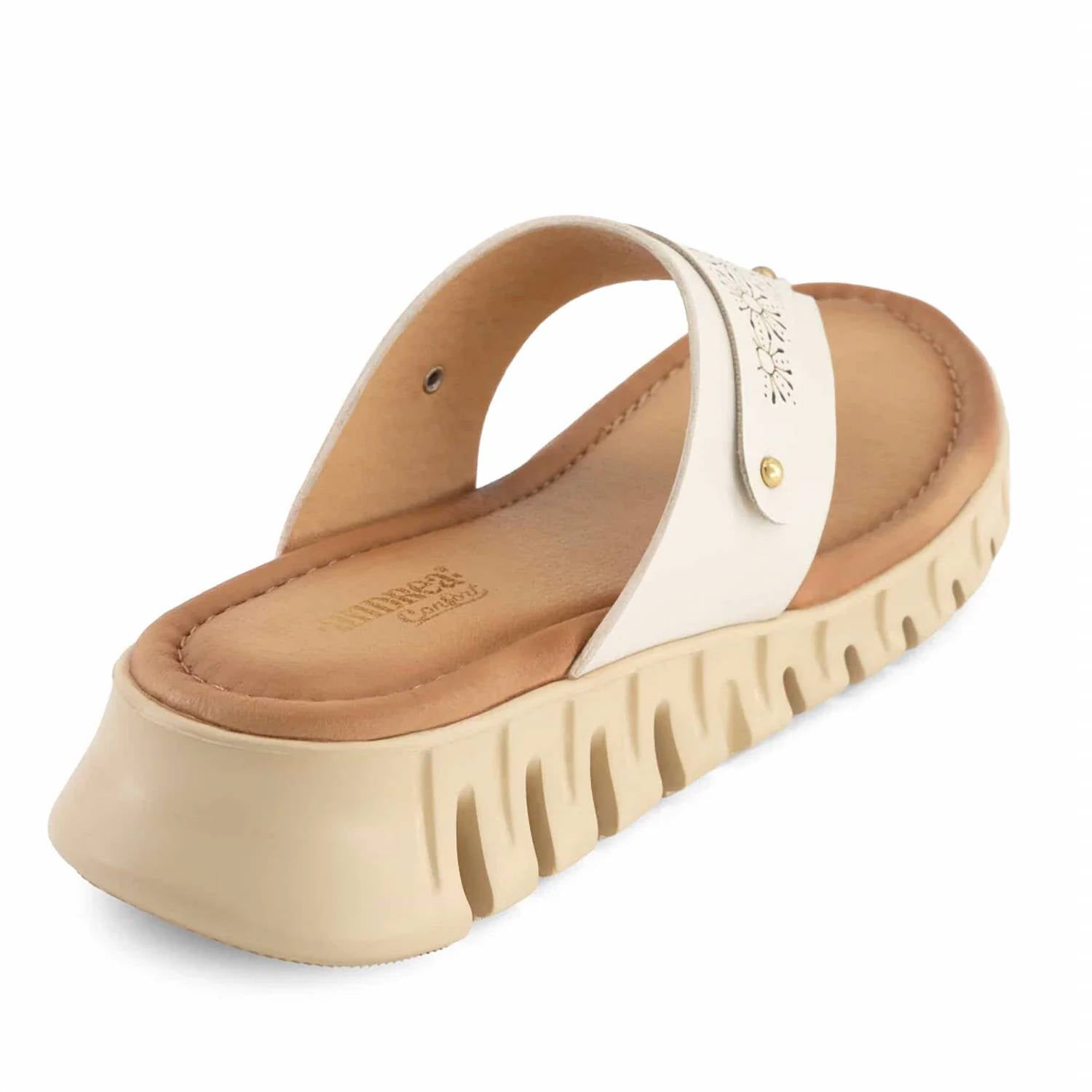 Andrea - Women's Cut-out V-strap Thong Sandal