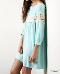 Kori - Peak Of Lace Baby Doll Dress