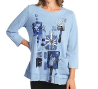 Jess & Jane - Lily Mineral Washed Cotton Pocket Top