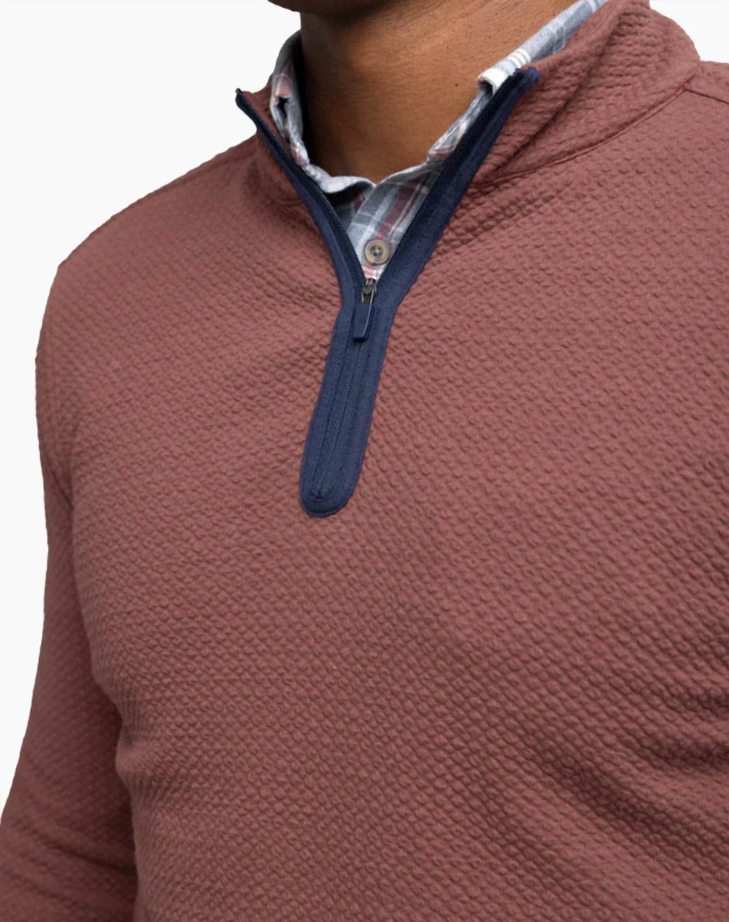 Southern Tide - Heather Outbound Quarter Zip Pullover