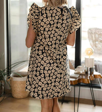 Doe And Rae - Carla Floral Tie Back Mini Dress