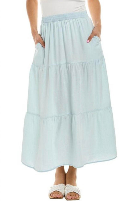 Tiered Maxi Skirt