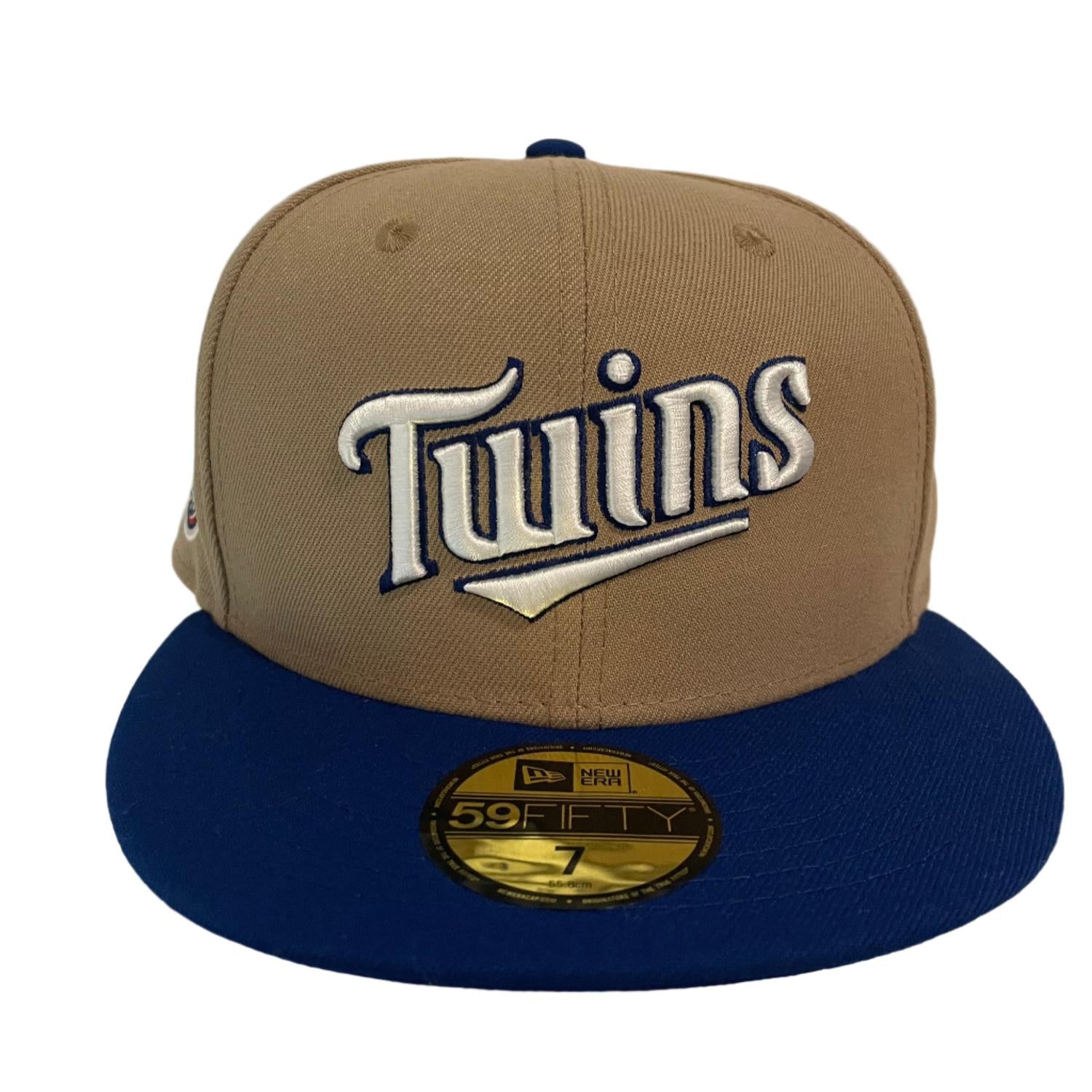 New Era Men's Twins Dodgers Custom Hat in beige - men's hat
