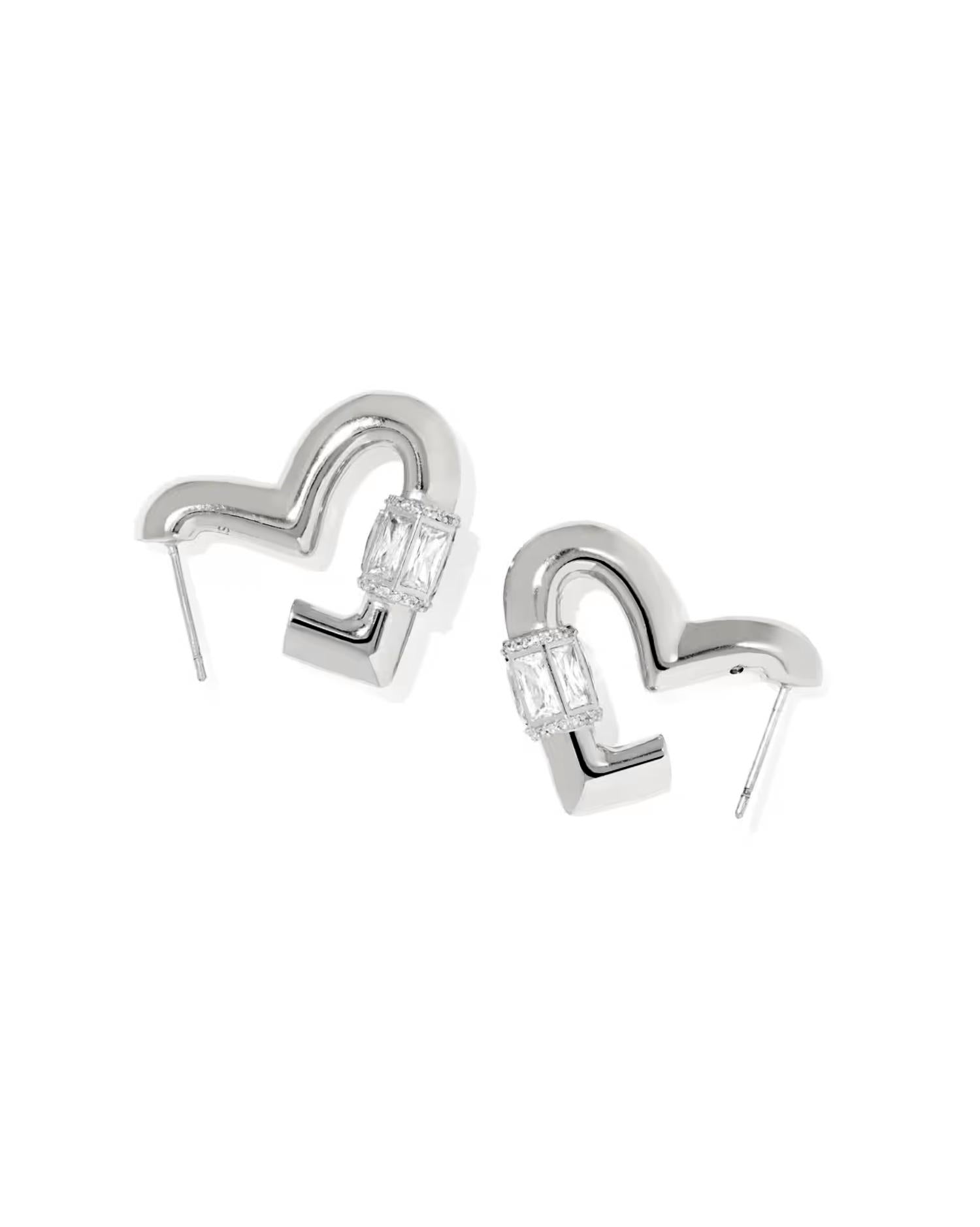 Kendra Scott - Women's Emery Heart Hoop Earrings