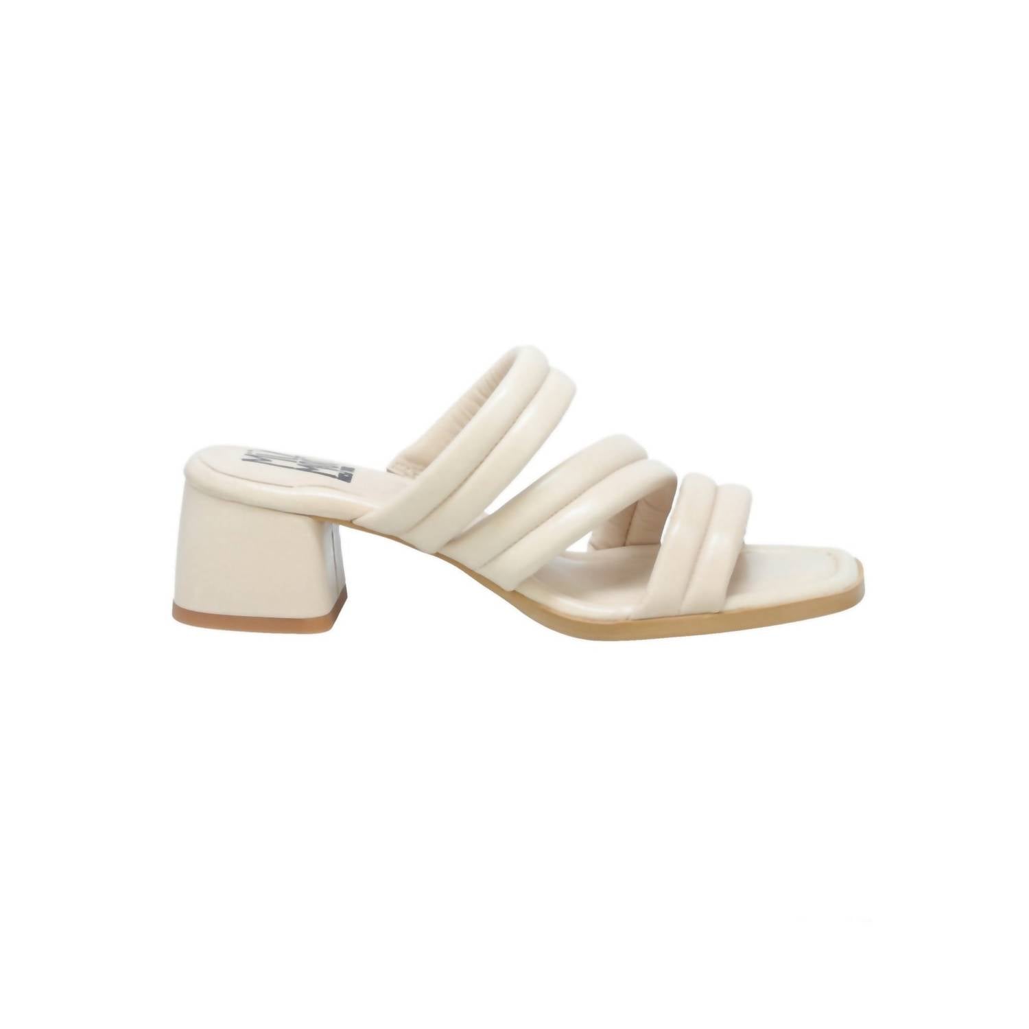 Miz Mooz - Women's Leather Triple-strap Heeled Sandals