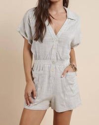 Sadie & Sage - Mojave Button Romper
