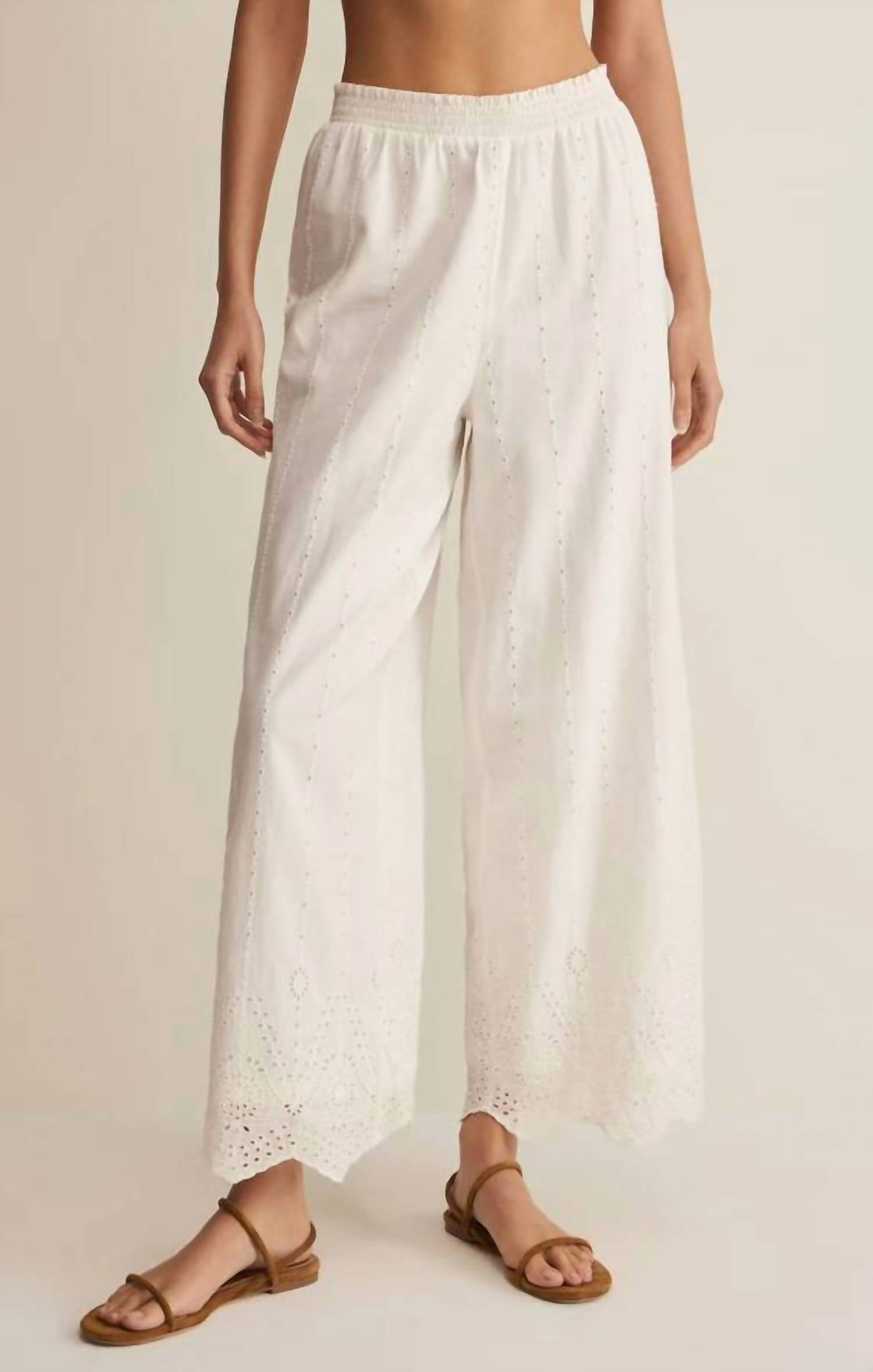 Z Supply - Sea Esta Embroidered Pants