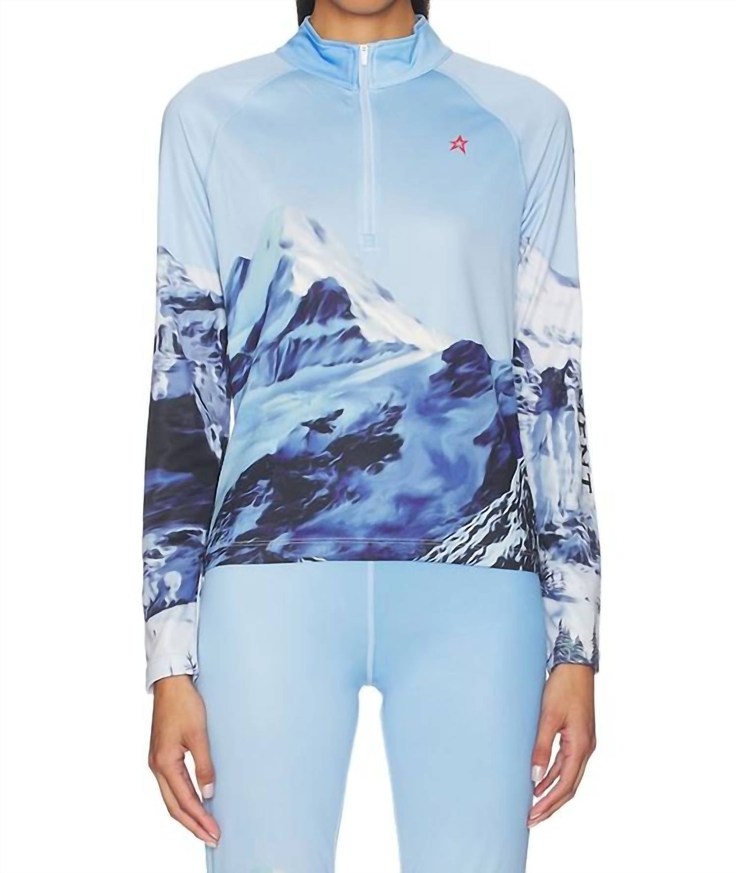 Perfect Moment - Quarter Zip Base Layer Top