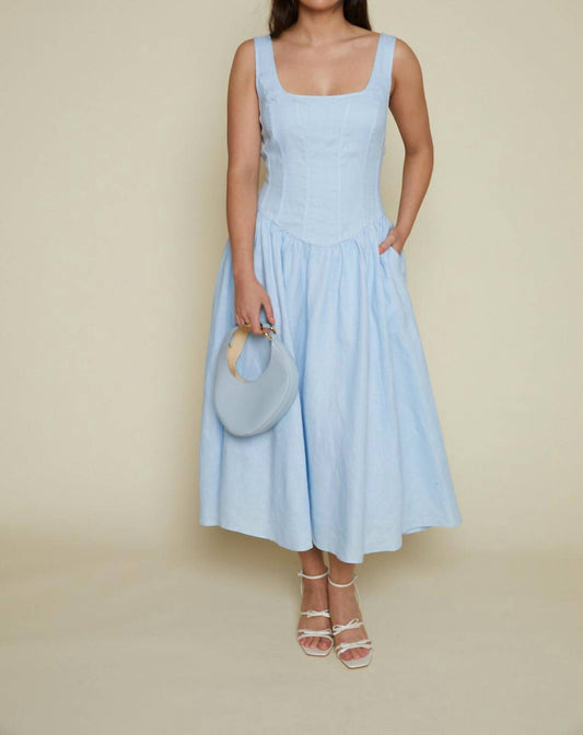 Astr - Kylie Linen Midi Dress