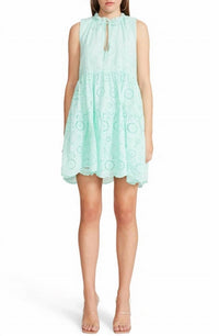 Bb Dakota - Papaya Flounce Dress