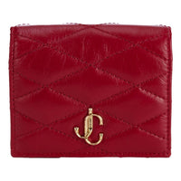 Jimmy Choo - Women's Farone Leather Card Case Folding Wallet