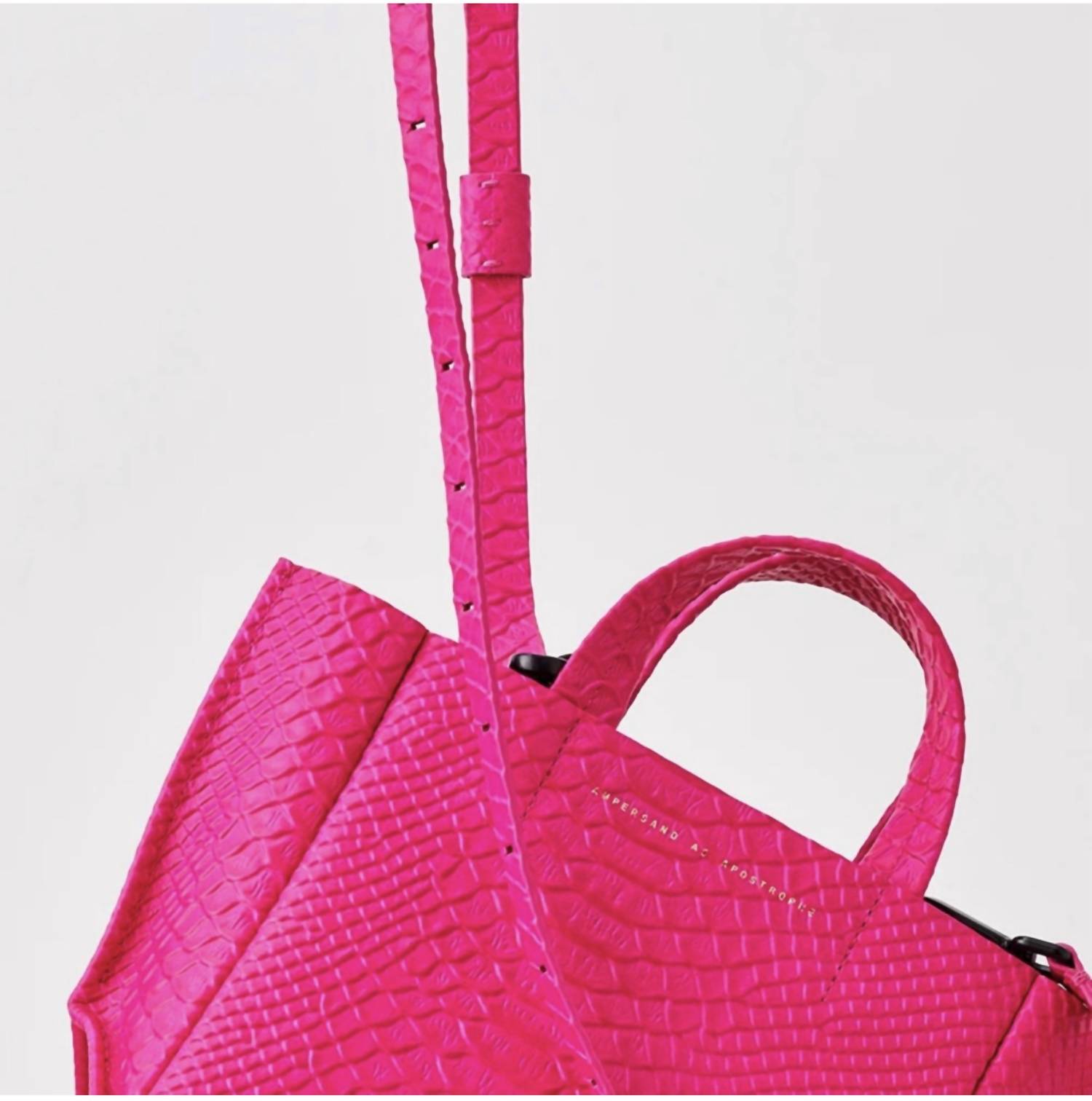 Ampersand As Apostrophe - Women's Micro Tote Leather Bag