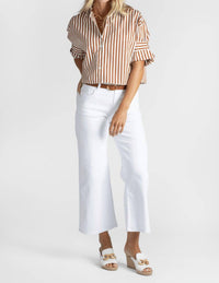 Ag Jeans - Saige Wide-leg Crop Jean