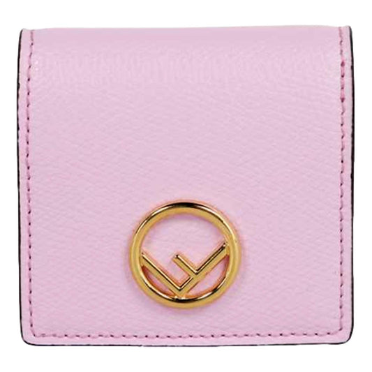 Fendi - Women's Calf Leather F Logo Leather Coin Wallet