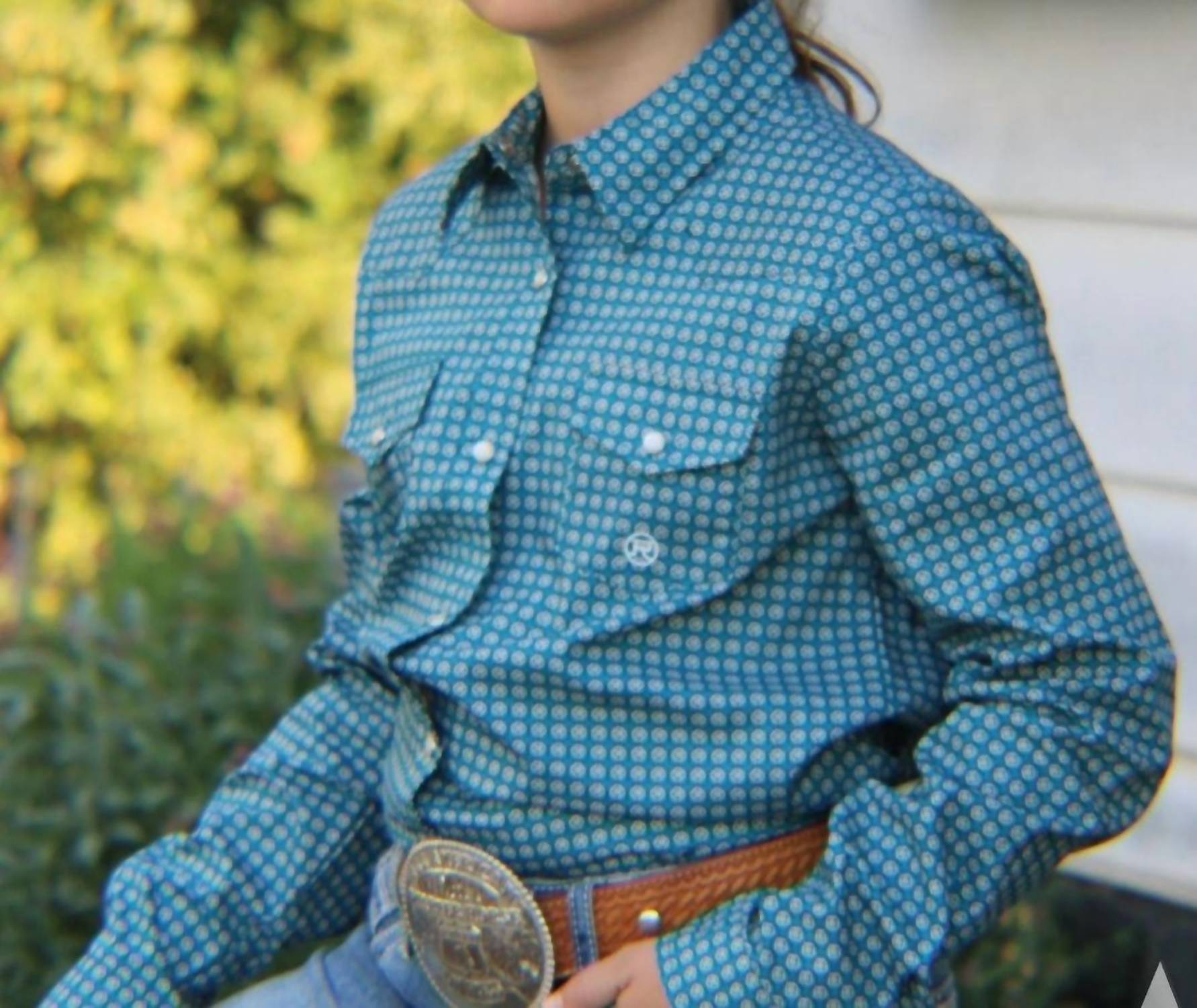 Roper - Girls' Neat Western Shirt