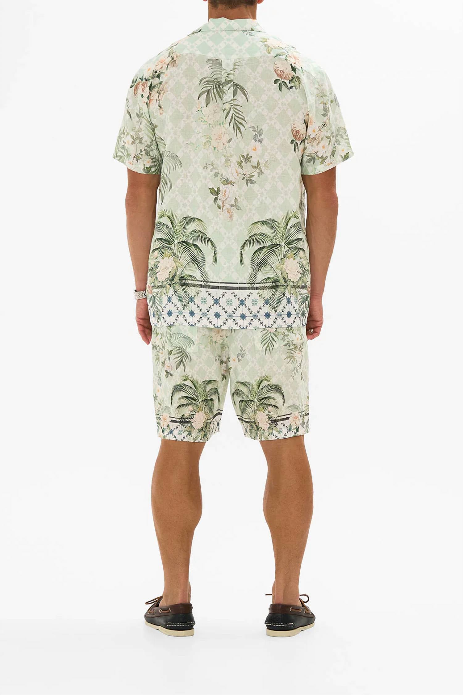 Camilla - Relaxed Fit Camp-collar Short Sleeve Shirt