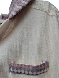 Very J - Oversized Seam Detailed Drop Shoulder Hooded Sweater