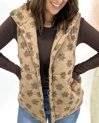 Hem & Thread - Flower Puffer Vest