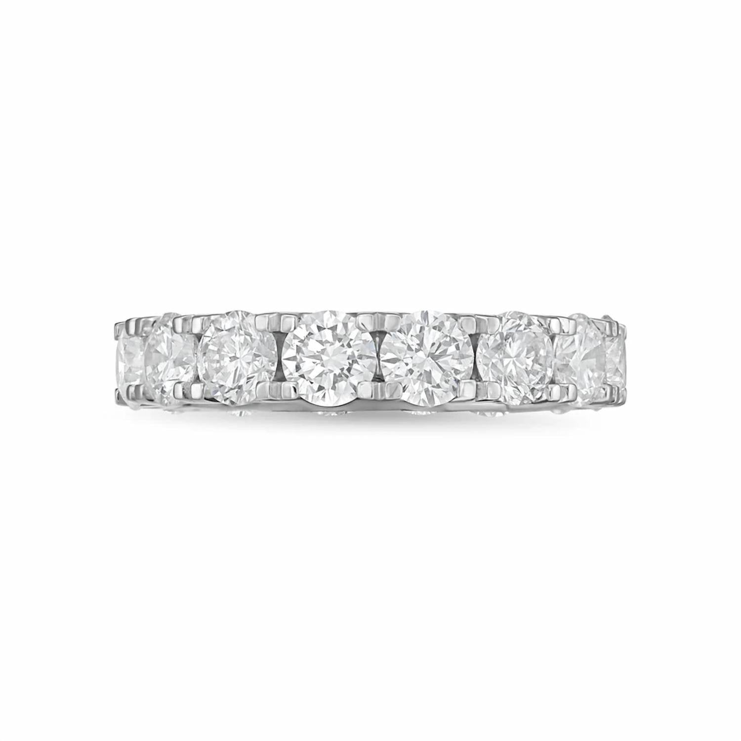 Diana M Jewels - Women's Round Lab-Grown Diamond Eternity Band (6.00 Ct) - Elegant