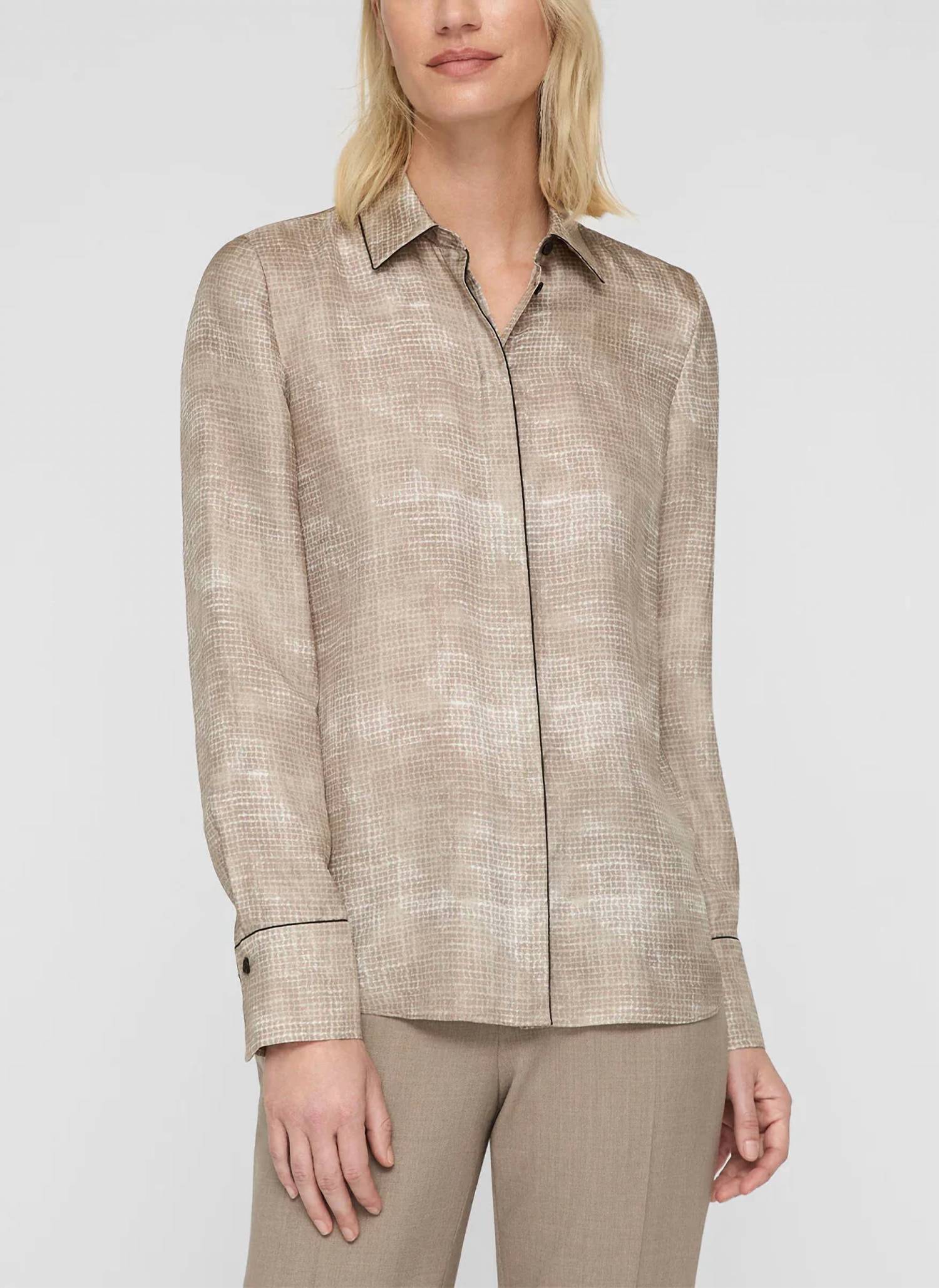 Lafayette 148 - Scottie Button Down Blouse