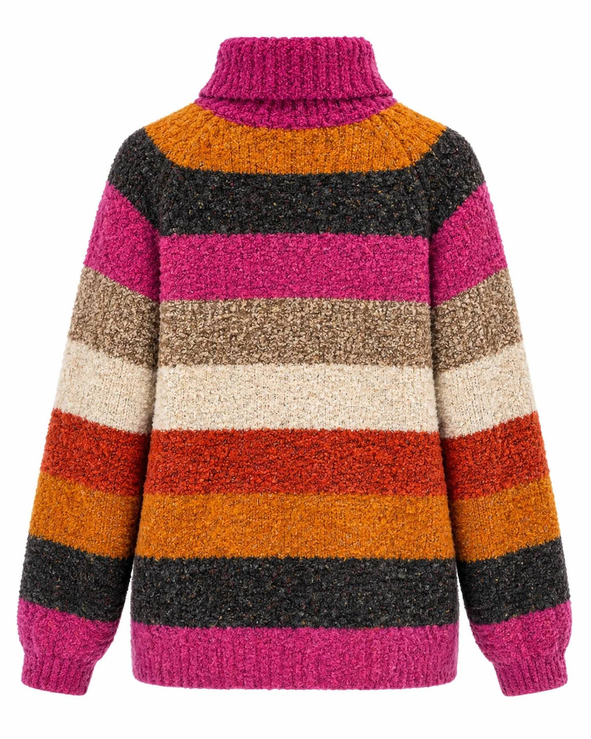 Mb By Tribal - Soft Boucle Long Sleeve Turtleneck Sweater