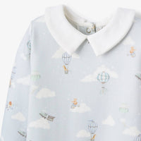 Elegant Baby - Kid's Up & Away Double Layered Collar Jumpsuit