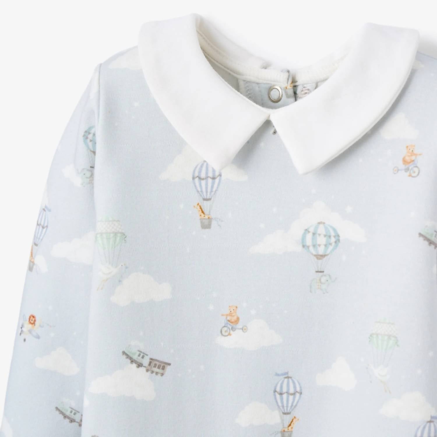 Elegant Baby - Kid's Up & Away Double Layered Collar Jumpsuit