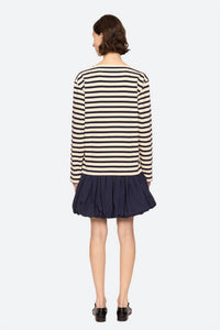 Sea - Athena Striped T Shirt Combo Bubble Dress